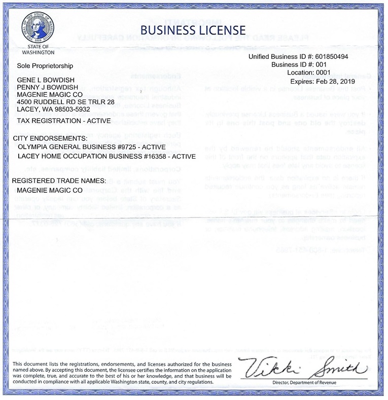 washington business license lookup